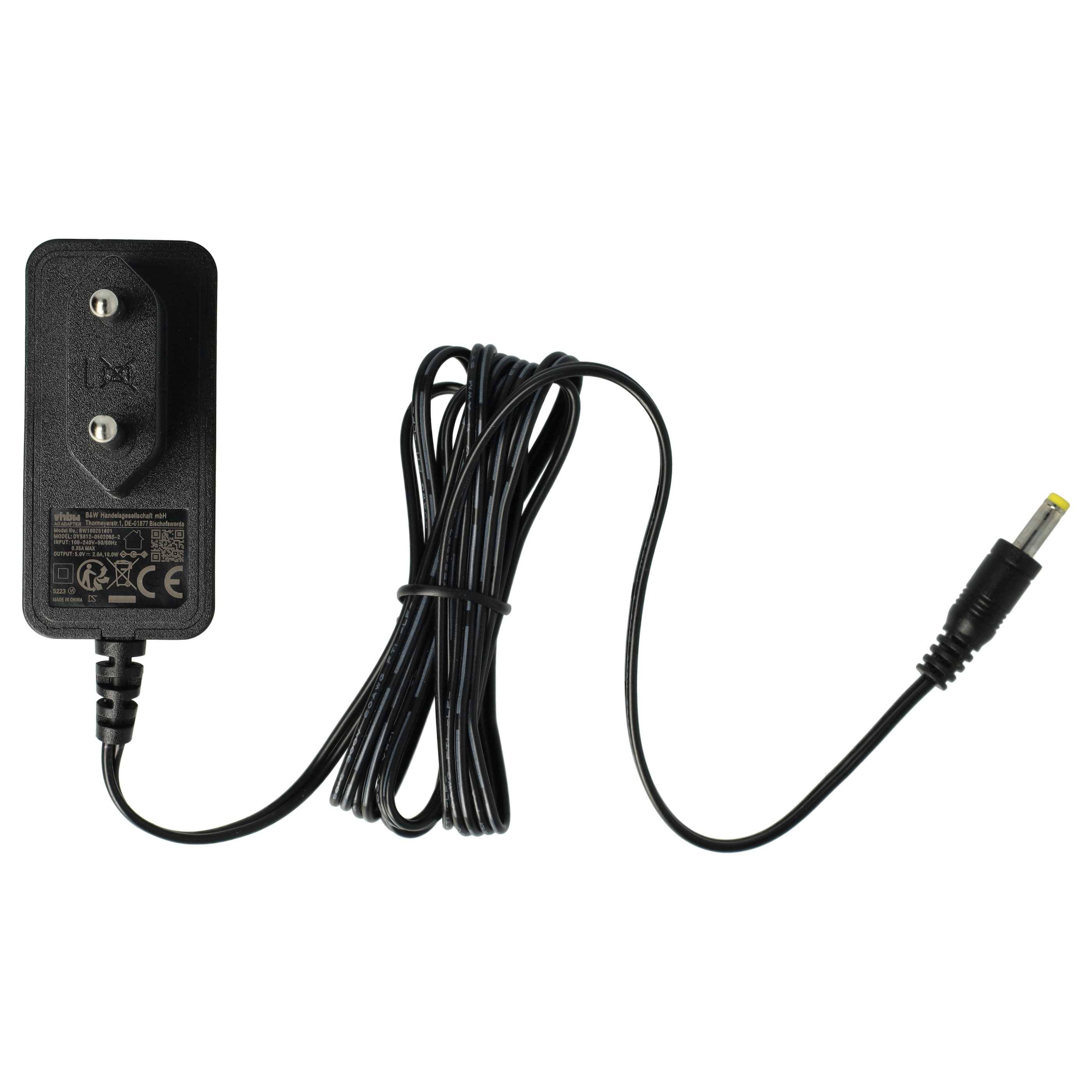 vhbw Ladegerät kompatibel mit Sony PRS-505, PRS-600, PRS-700 Touch, PRS-900 Ebook Reader