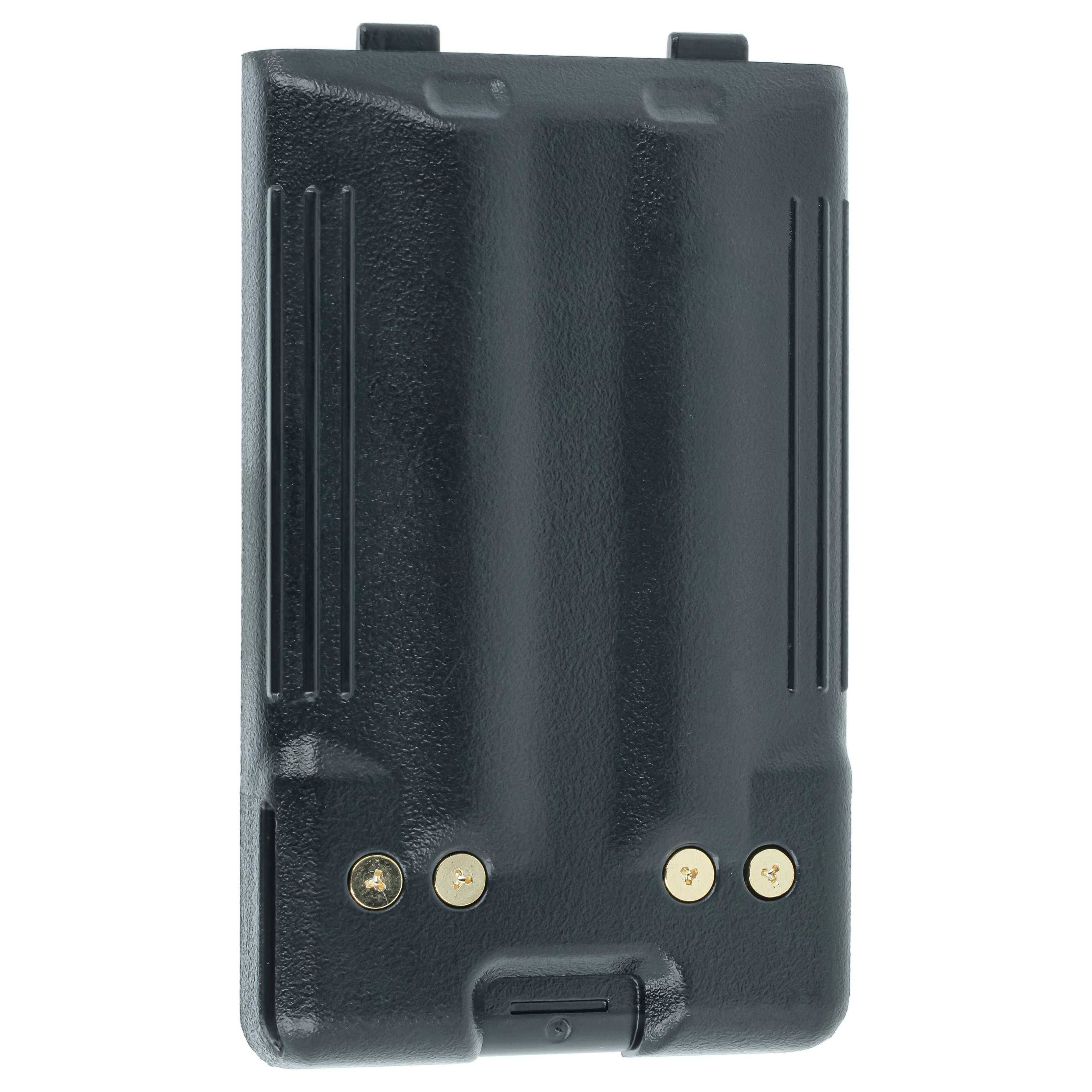 vhbw Akku kompatibel mit Yaesu Vertex VX-420, VX-427, VX800, VX420, VX-800, VX-414, VX-417, VX-424 Funkgerät, Walkie Talkie (2000 mAh, 7,4