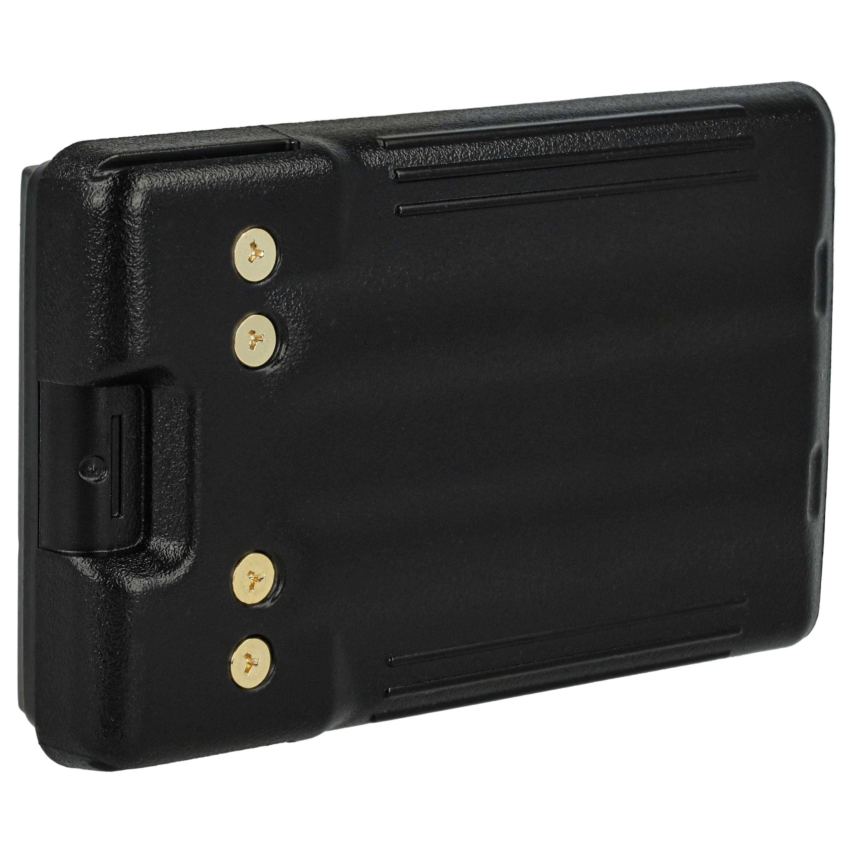 vhbw Akku kompatibel mit Yaesu Vertex VX-120, VX-110, FT-60E, FT60R, VX120, FT-60R, VX110, VX-127 Funkgerät, Walkie Talkie (2000 mAh, 7,4 V, Li-Ion)