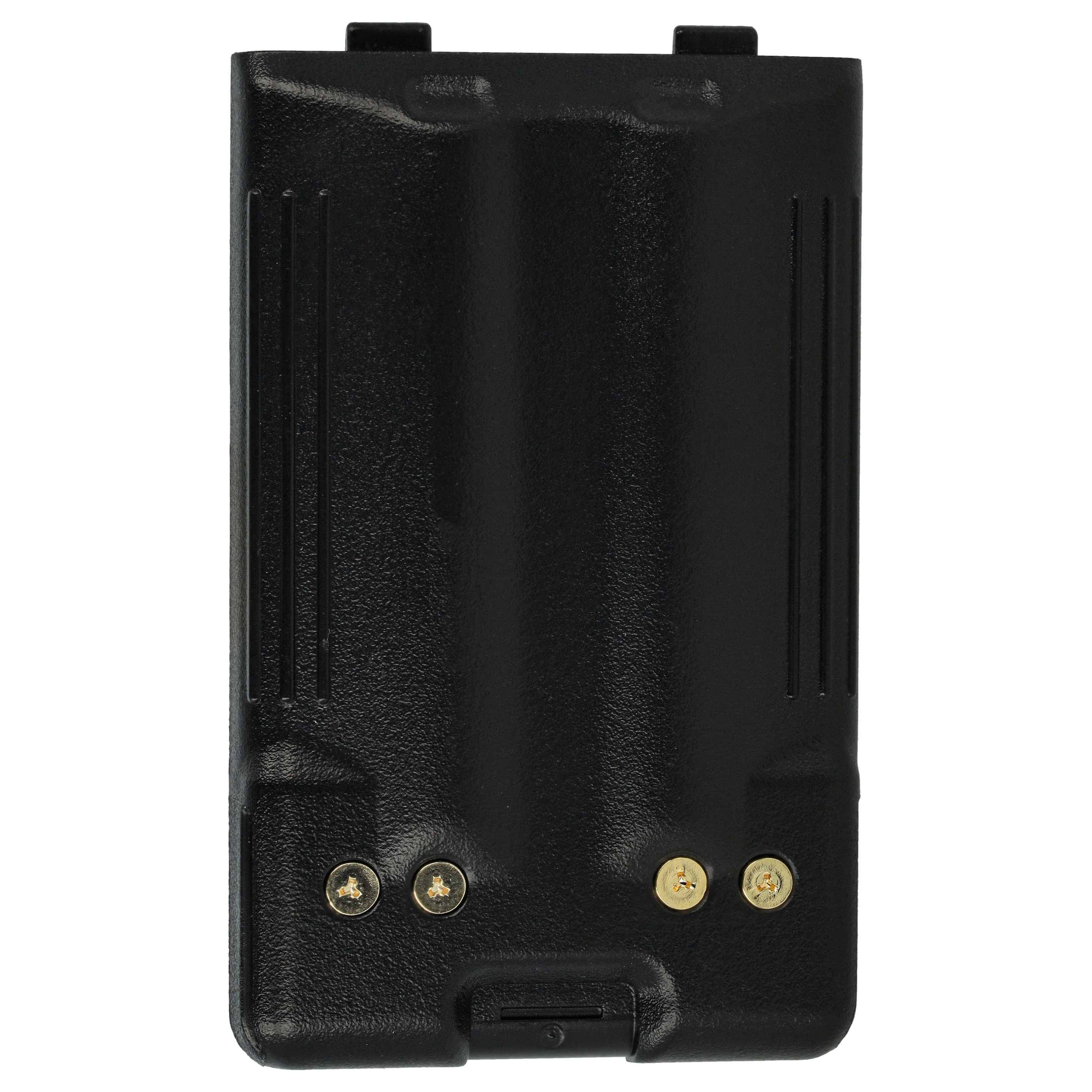 vhbw Akku kompatibel mit Yaesu Vertex VX-120, VX-110, FT-60E, FT60R, VX120, FT-60R, VX110, VX-127 Funkgerät, Walkie Talkie (2000 mAh, 7,4 V, Li-Ion)