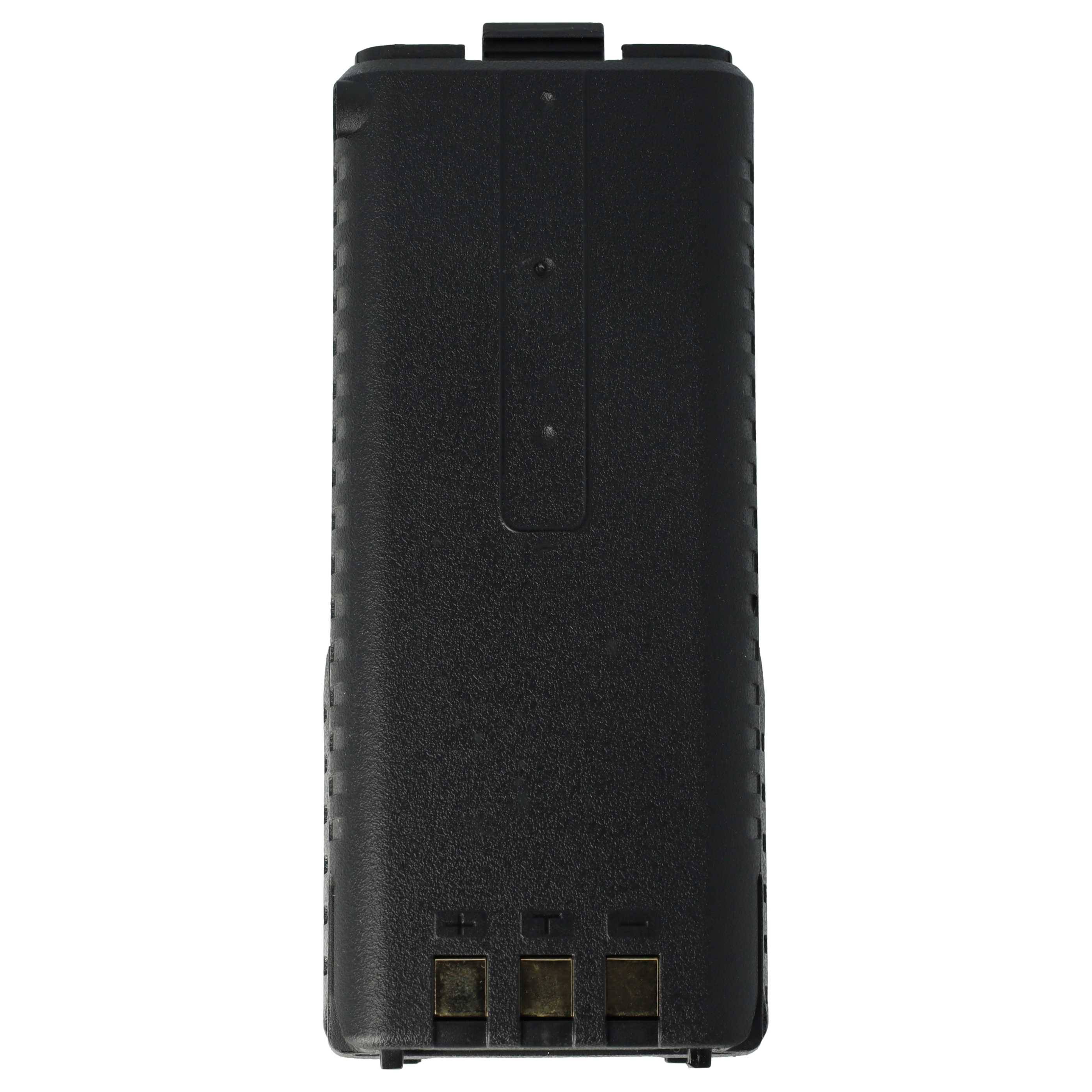 vhbw Akku kompatibel mit Baofeng UV-5R, BF-F8, UV-5RA, UV-5RE, BF-F9 Funkgerät, Walkie Talkie (3800 mAh, 7,4 V, Li-Ion)