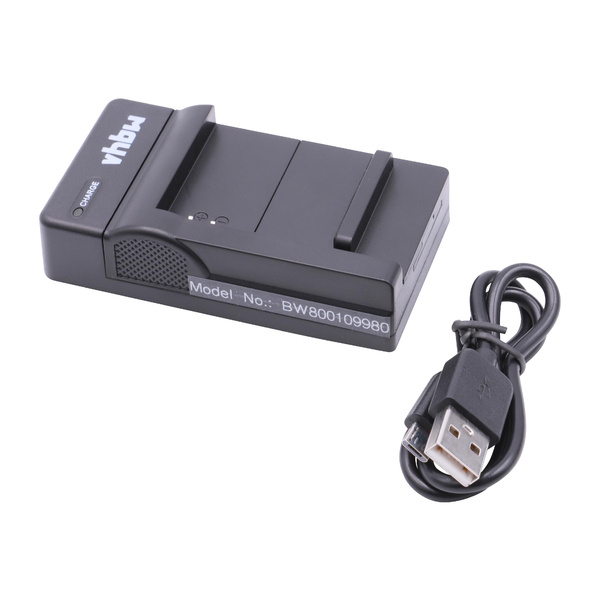 vhbw Micro-USB Ladegerät kompatibel mit Samsung Focus Flash SGH-i677 Handy-Akku - Ladeschale + Micro-USB-Kabel