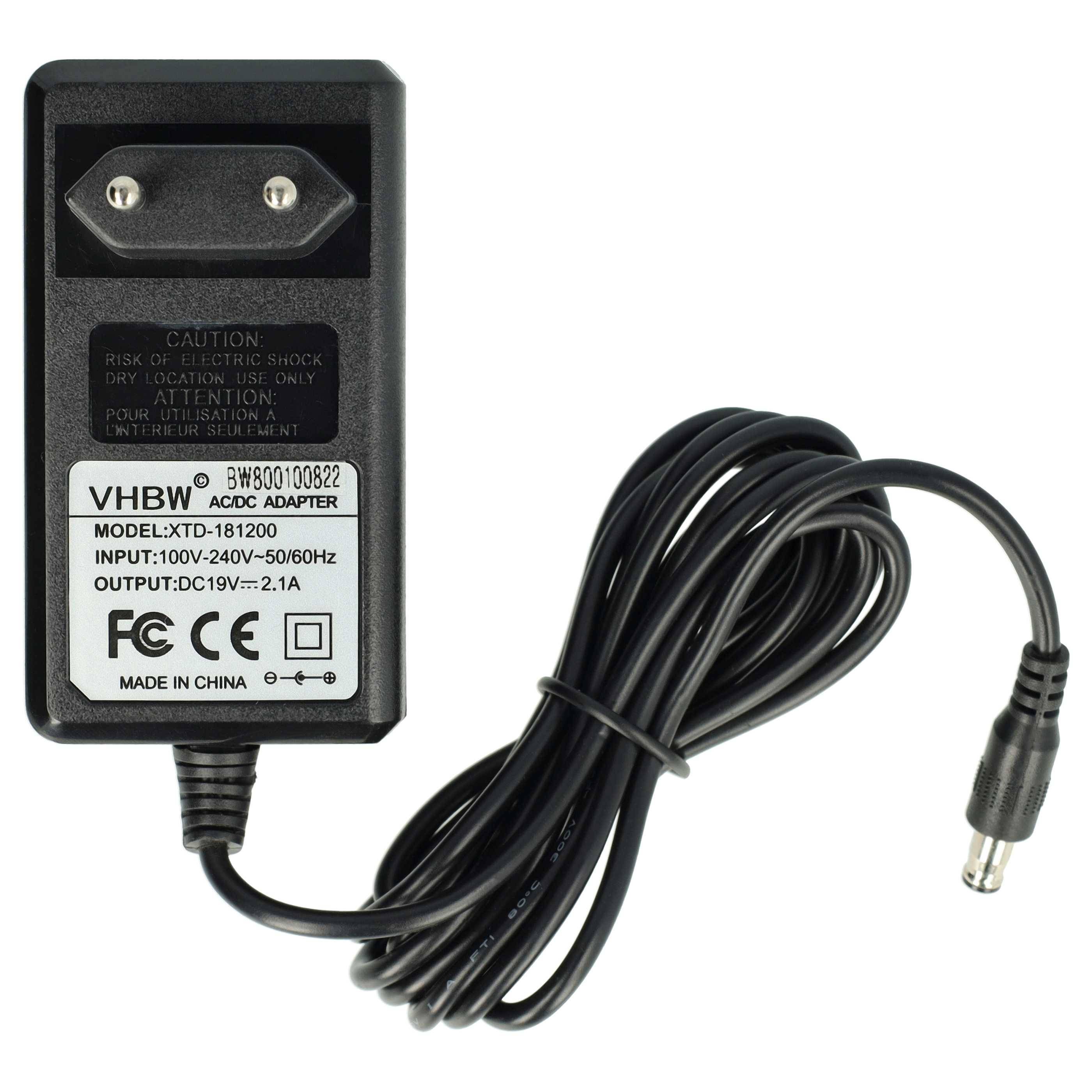 vhbw Netzteil kompatibel mit Samsung 300V5A, E152, E172, E271, E272, E352 | für M60, M70, E251 Notebook - 120 cm, 40 W