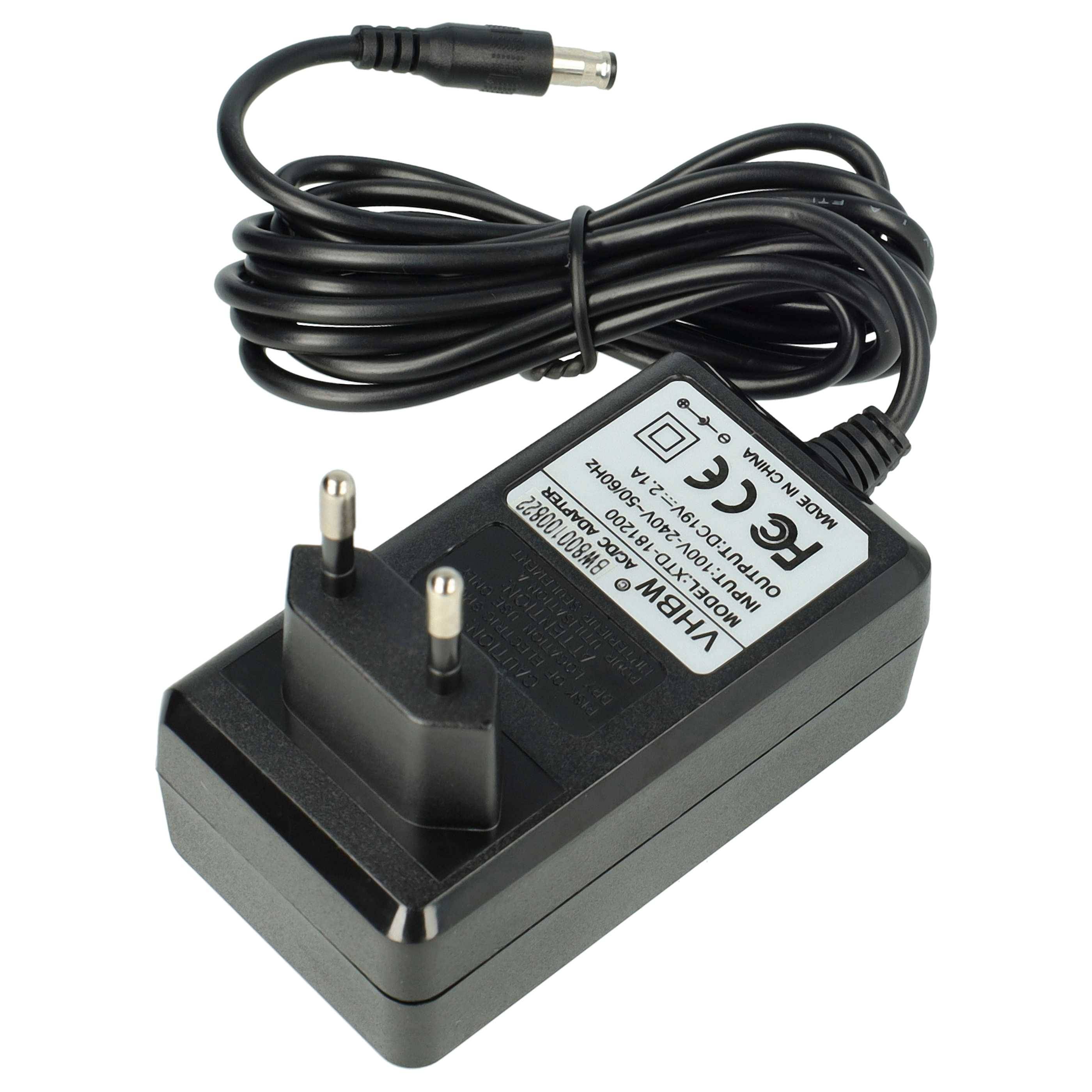 vhbw 220V Notebook Laptop Netbook Netzteil kompatibel mit Samsung Ersatz für ADP-40MH AB, AD-4019S, AD-4019R, AD-4019S, AD-4019, PA-1400-14