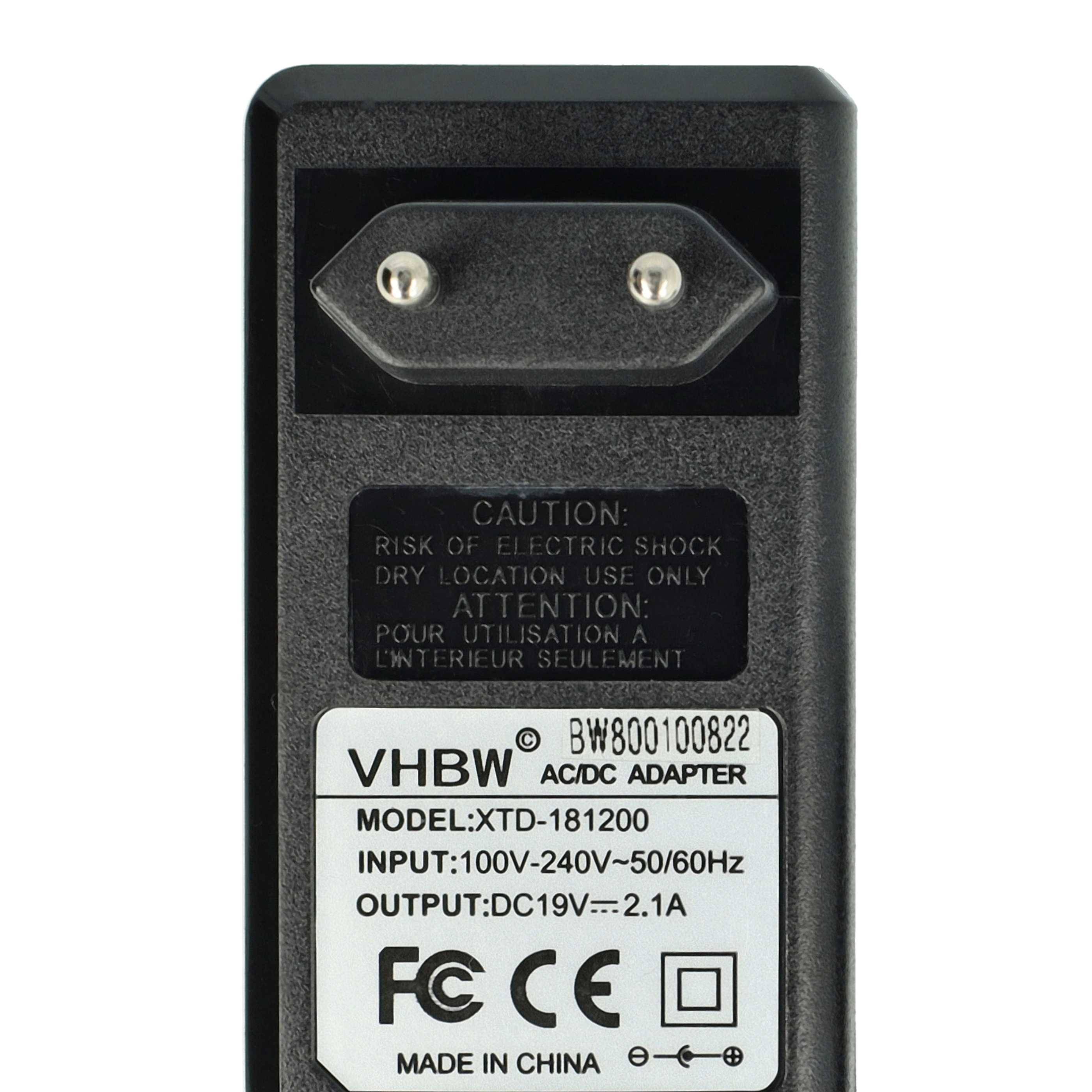 vhbw 220V Notebook Laptop Netbook Netzteil kompatibel mit Samsung Ersatz für ADP-40MH AB, AD-4019S, AD-4019R, AD-4019S, AD-4019, PA-1400-14