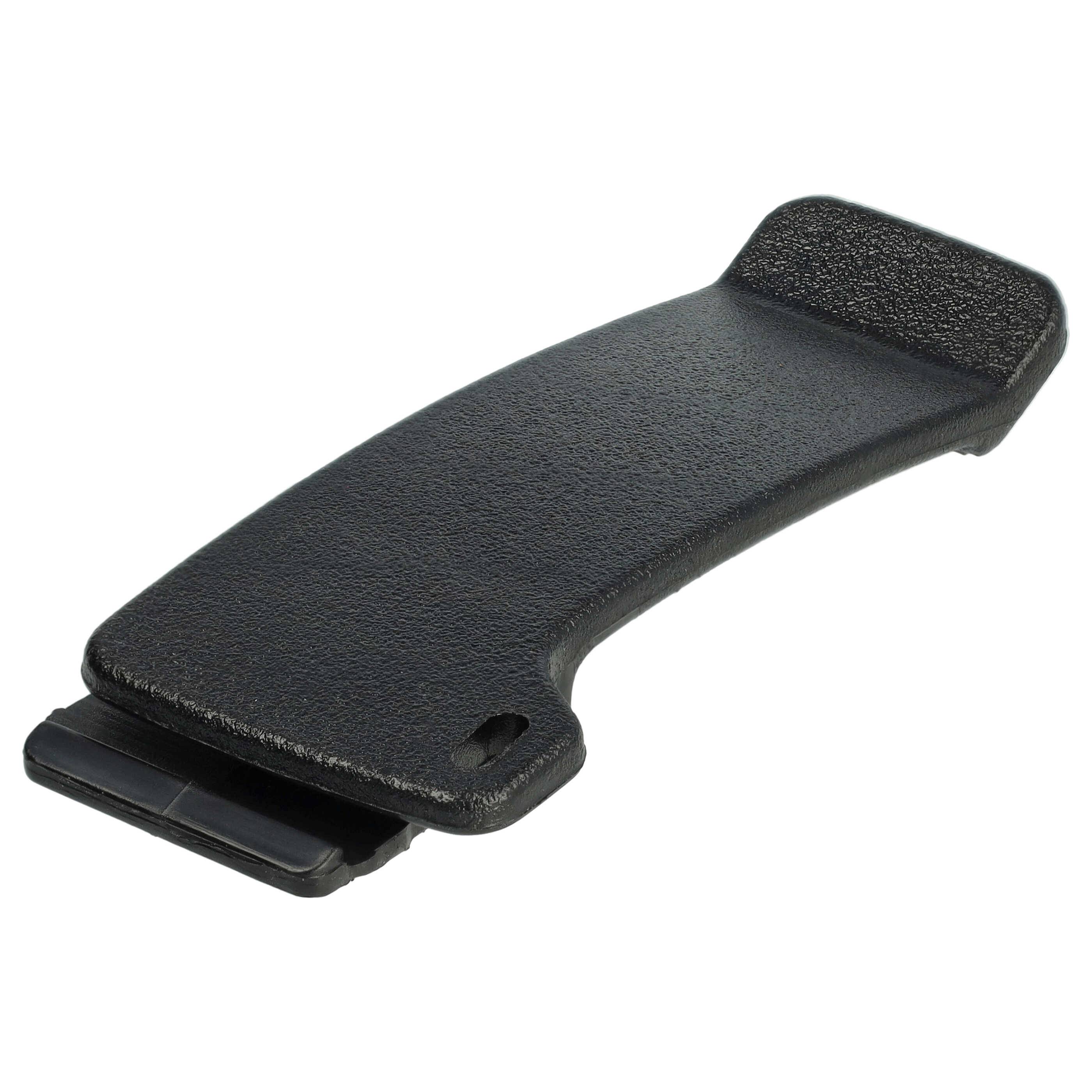 vhbw Gürtelclip kompatibel mit Icom IC-F22 N/W, IC-F22 N/W Low Band Funkgerät - Kunststoff, Schwarzk