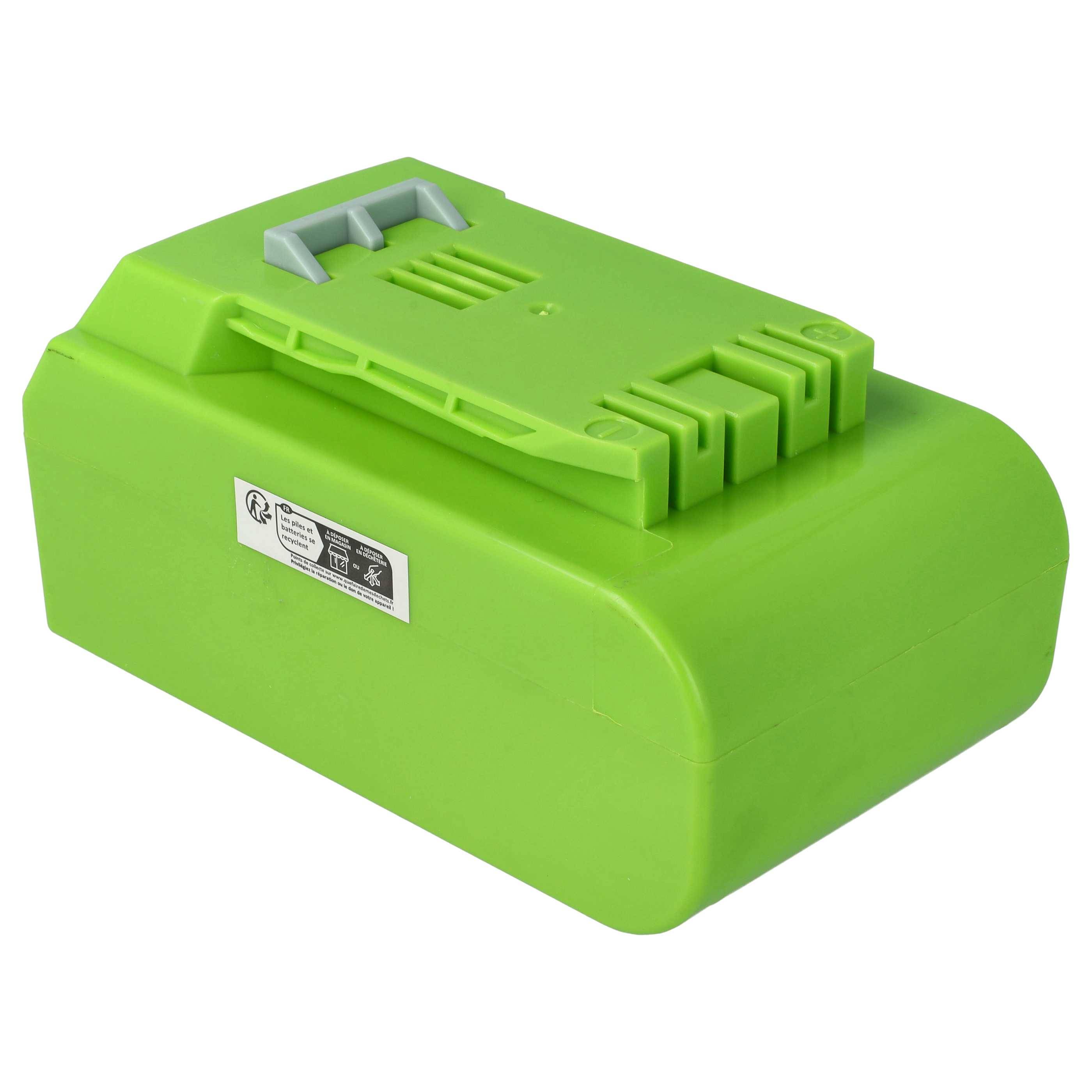 vhbw Akku kompatibel mit Powerworks 32CM P24LM32, P24AB, P24ST Elektrowerkzeug (4000 mAh, Li-Ion, 24 V)