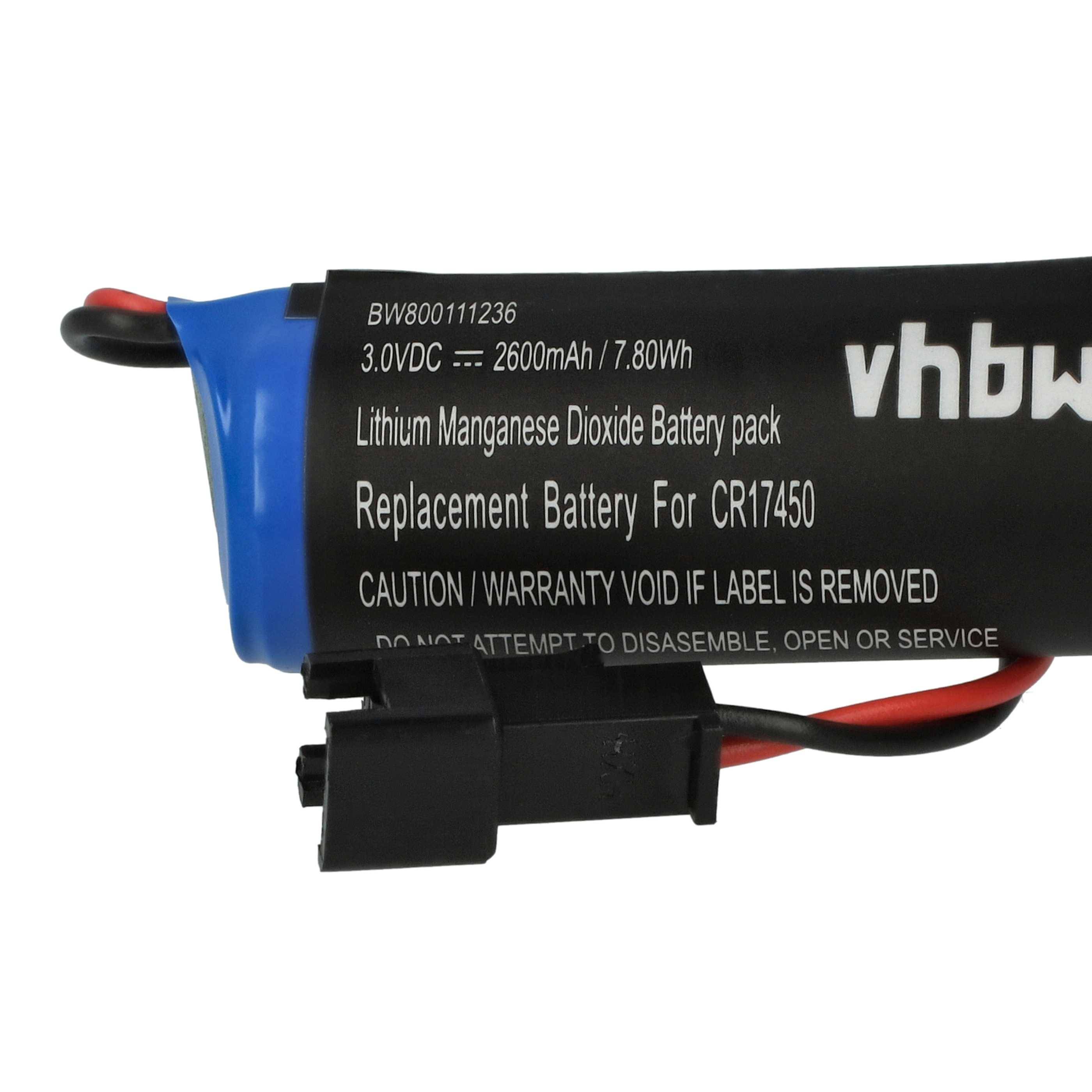 Ein wiederaufladbares Lithium-Manganoxid-Akkupack mit der Bezeichnung „vhbw