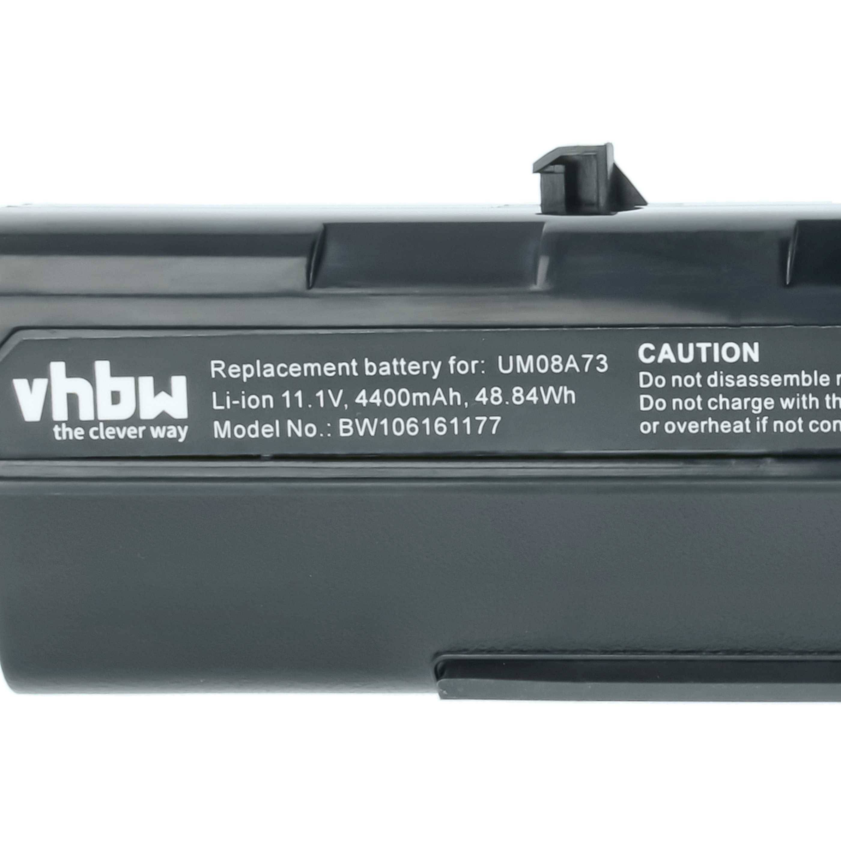 vhbw Akku kompatibel mit Gateway LT2044u, LT2041u, LT2022u Notebook (4400 mAh, 11,1 V, Li-Ion) - Farbe: dunkelblau