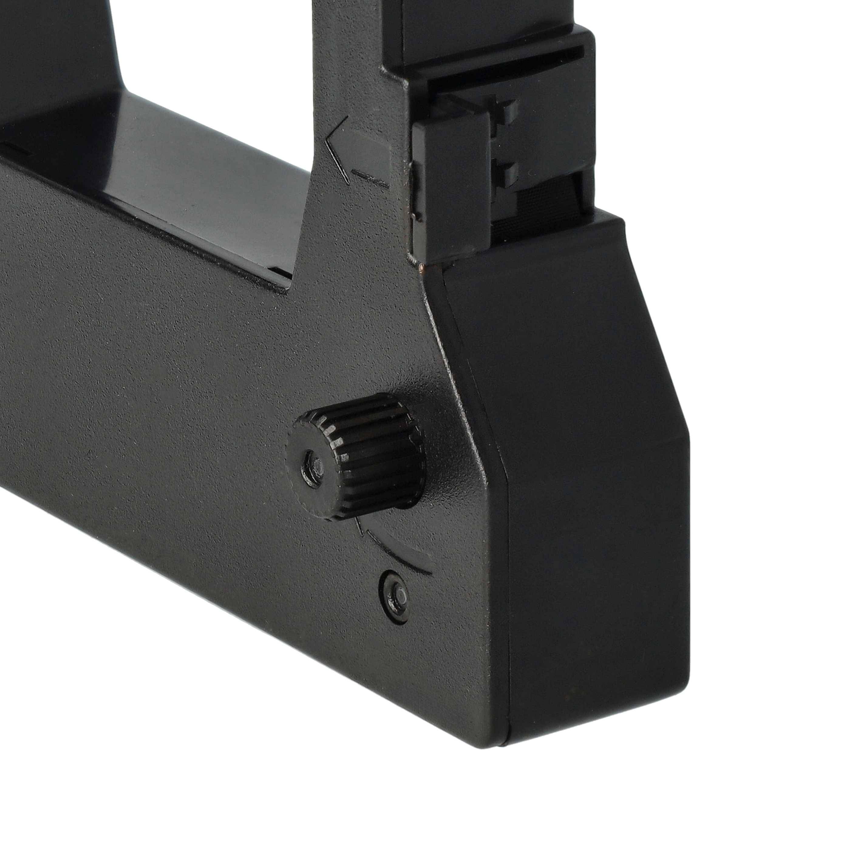 vhbw Farbband Schriftband kompatibel mit Intermec 6820 Briefcase Printer | PK80 Nadeldrucker, Bondrucker - Schwarz