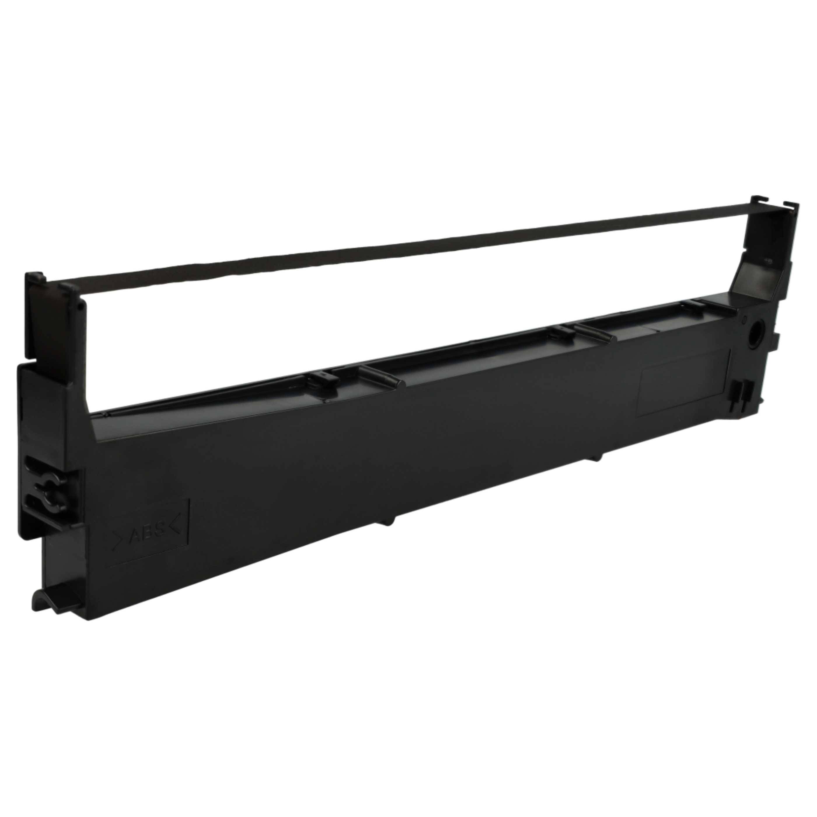 vhbw 10x Farbband Schriftband Ersatz für Epson C13S015637 für Nadeldrucker, Bondrucker - Schwarz