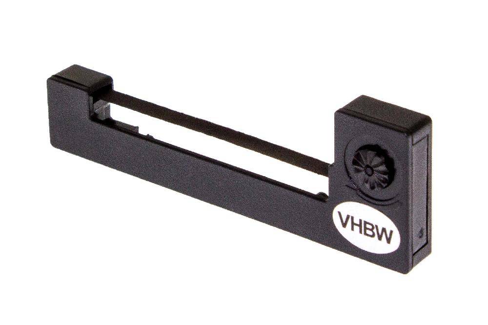 vhbw 1x Farbband Schriftband kompatibel mit Sharp EA 800 Series | EL 7000 Series, EL 7000 Nadeldrucker, Bondrucker - Schwarz