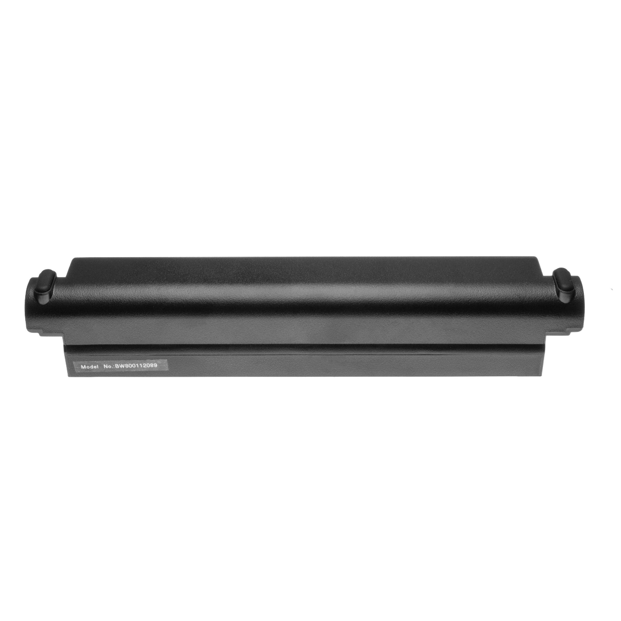 vhbw Akku kompatibel mit Toshiba Dynabook TV/74, T560/58AW, T551-D8B, T551-58BW, TV/74MBL Notebook (6600 mAh, 10,8 V, Li-Ion)