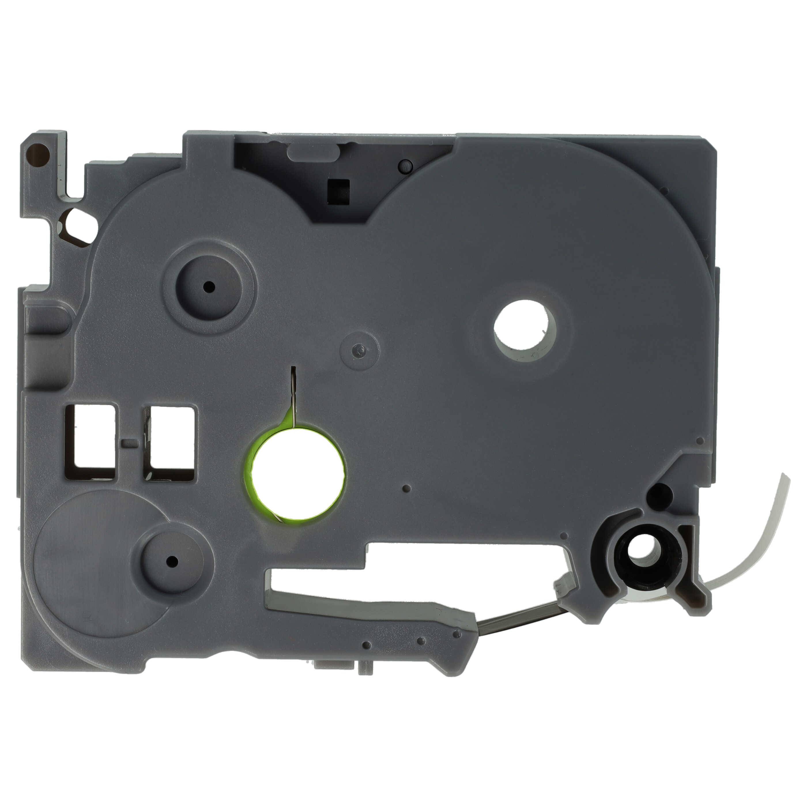 vhbw 5x Schriftband-Kassette kompatibel mit Brother PT 1230PC | 1200P, 1200, 1090, 1080, 1010, 1000-Serie Etiketten-Drucker 8m x 6mm Schwarz auf
