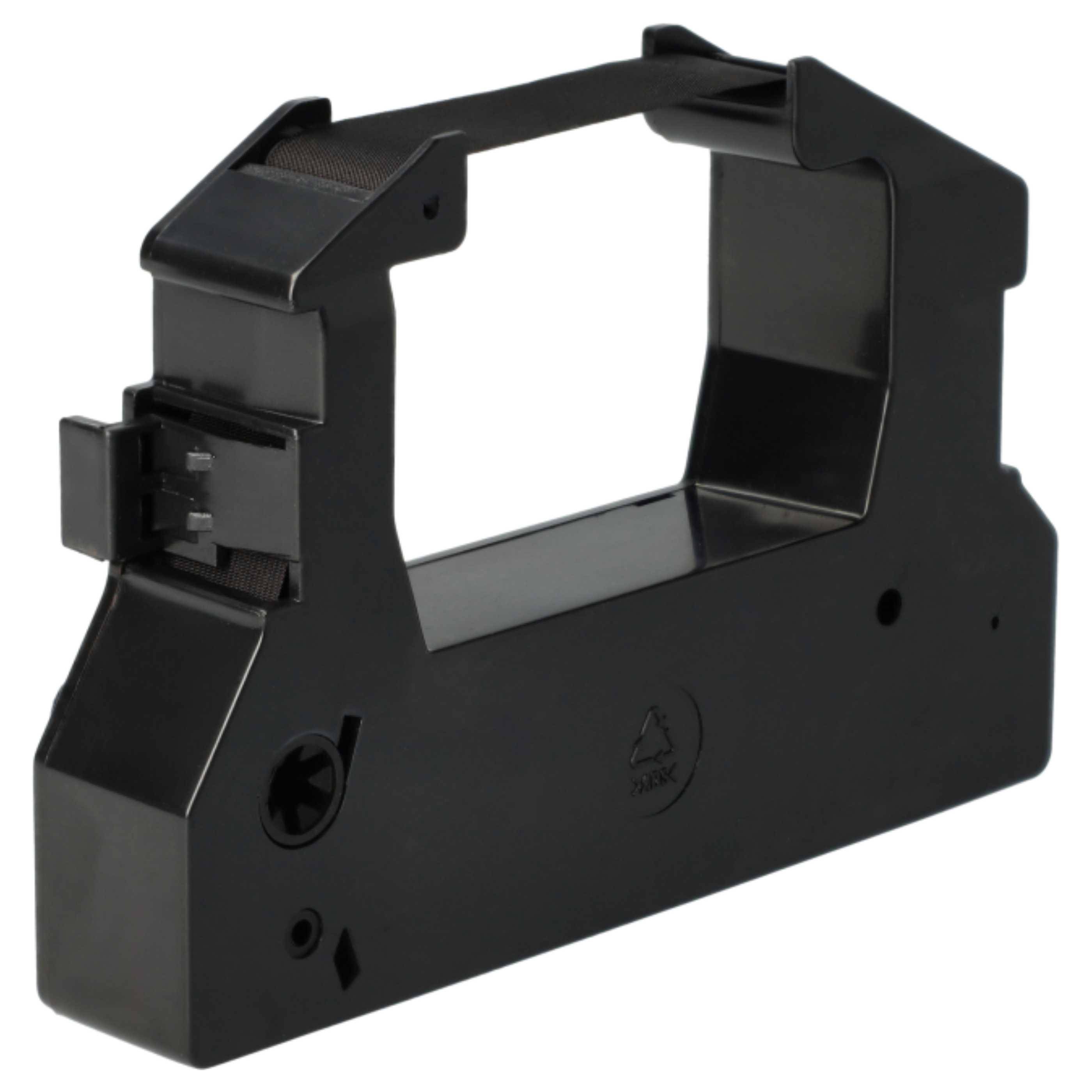 vhbw 10x Farbband Schriftband kompatibel mit Fujitsu Auto Tote AT-3000 Receipt Printer, 2971 BCS, 2975 Nadeldrucker, Bondrucker - Schwarz