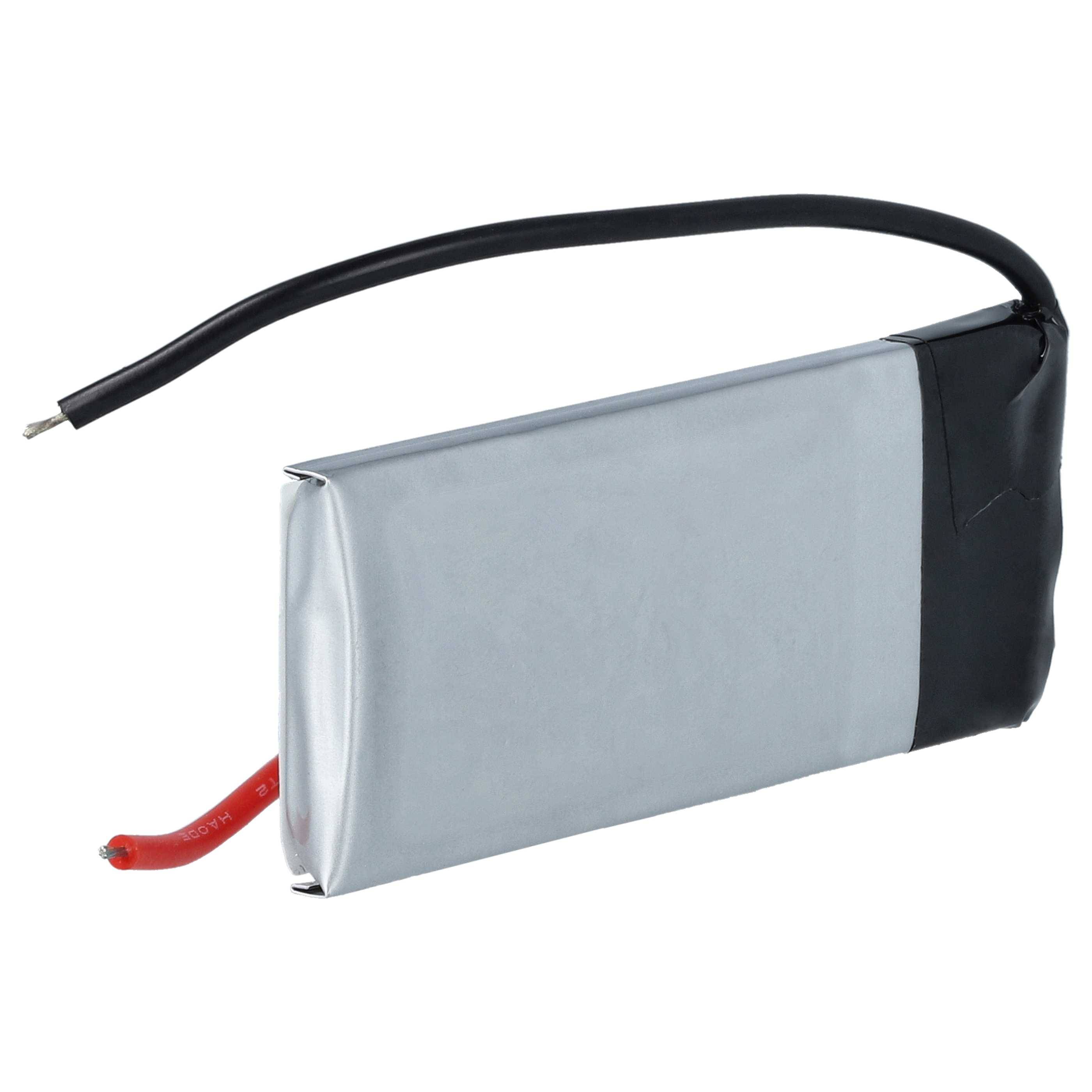 vhbw 2x Akku kompatibel mit Albrecht Rider FM, Rider Wireless Headset Kopfhörer (400 mAh, 3,7 V, Li-Polymer)