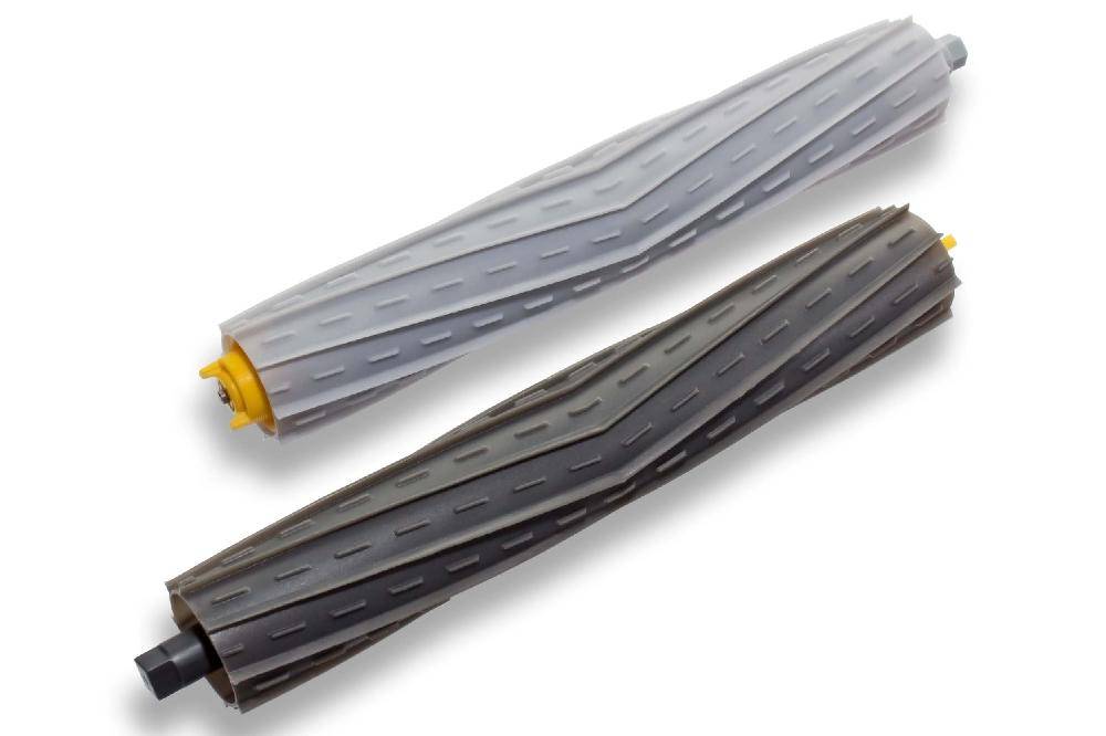 vhbw 2x Rundbürste kompatibel mit iRobot Roomba 800, 866, 876, 886, 900, 960, 870, 880 Saugroboter - Extractor-Bürste, Bürstenset