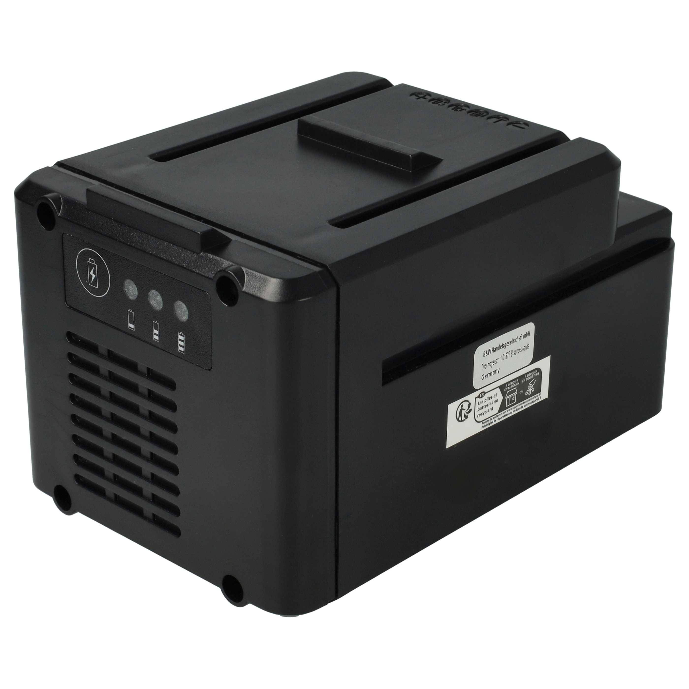 vhbw Akku kompatibel mit Worx WG168, WG168E, WG291, WG268, WG268E, WG191, WG268E.9, WG168E.9 Elektrowerkzeug (1500 mAh, Li-Ion, 40 V)