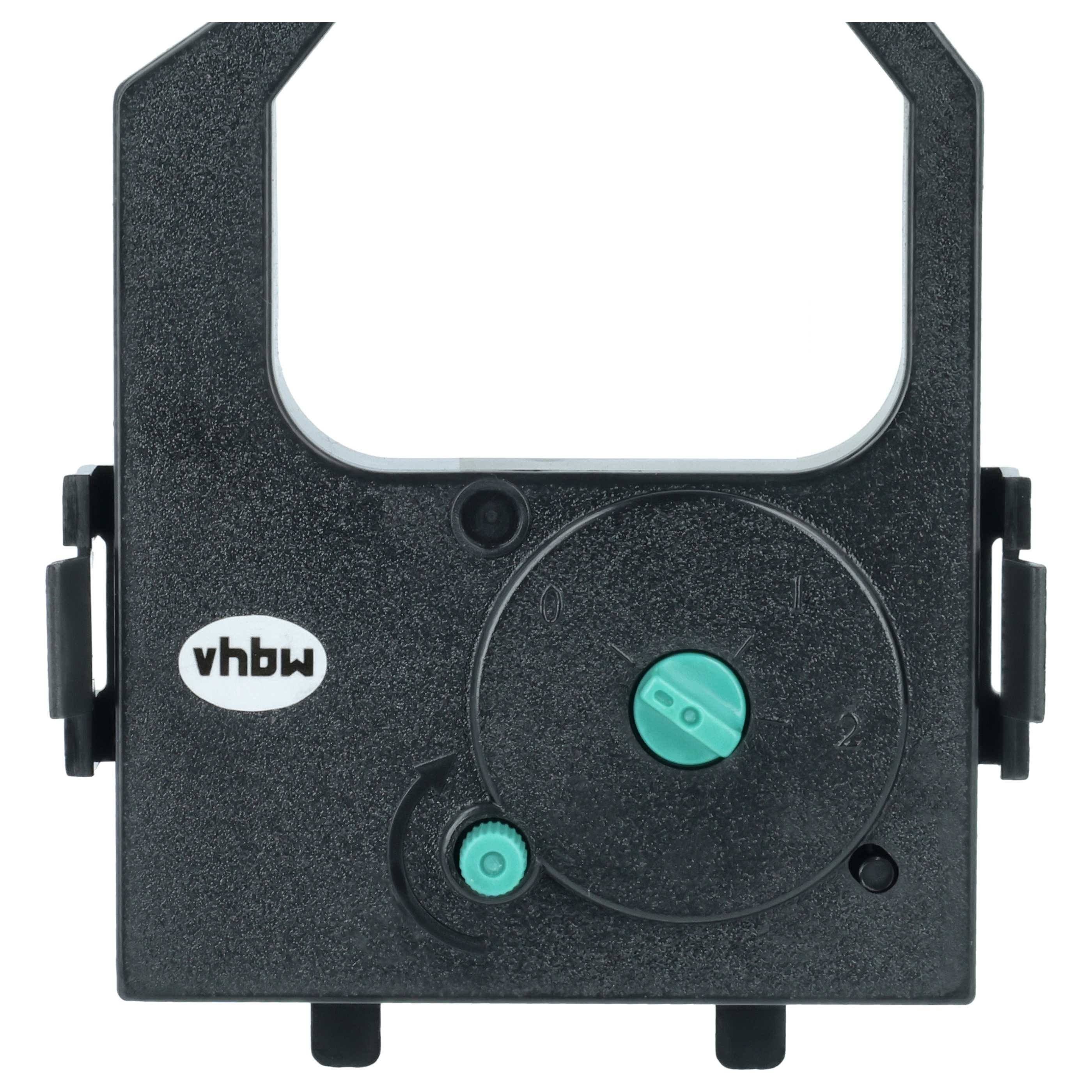 vhbw 10x Farbband Schriftband kompatibel mit Lexmark 2591N, 2590N+, 2591 Nadeldrucker, Bondrucker - Schwarz