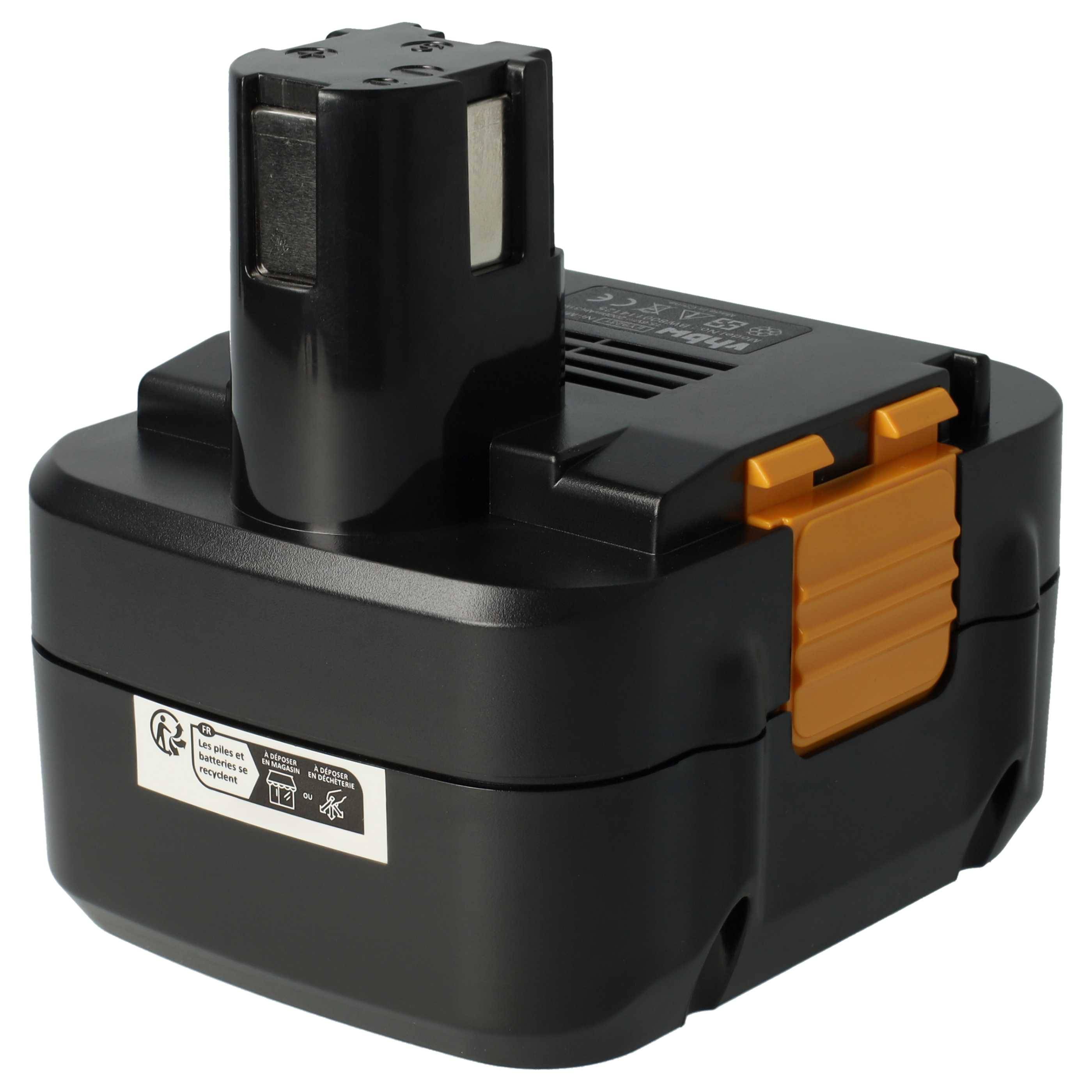 vhbw 1x Akku Ersatz für Panasonic EY9219, EY9137, EY9136B, EY9136, EY9227, EY9225, EY9223, EY9221 für Werkzeug (2000 mAh, NiMH, 15,6 V)