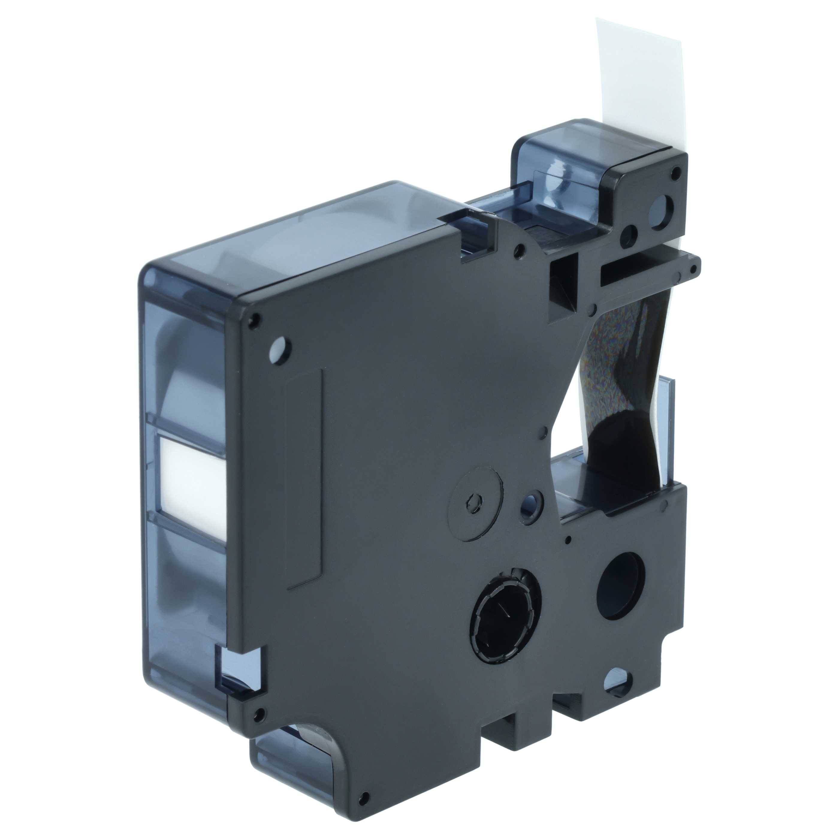 vhbw Schriftband-Kassette kompatibel mit Dymo Rhino 6000 | 5000, 5200, 4200, 3000, 1000 Etiketten-Drucker 3,5m x 12mm Schwarz auf Weiß, Nylon