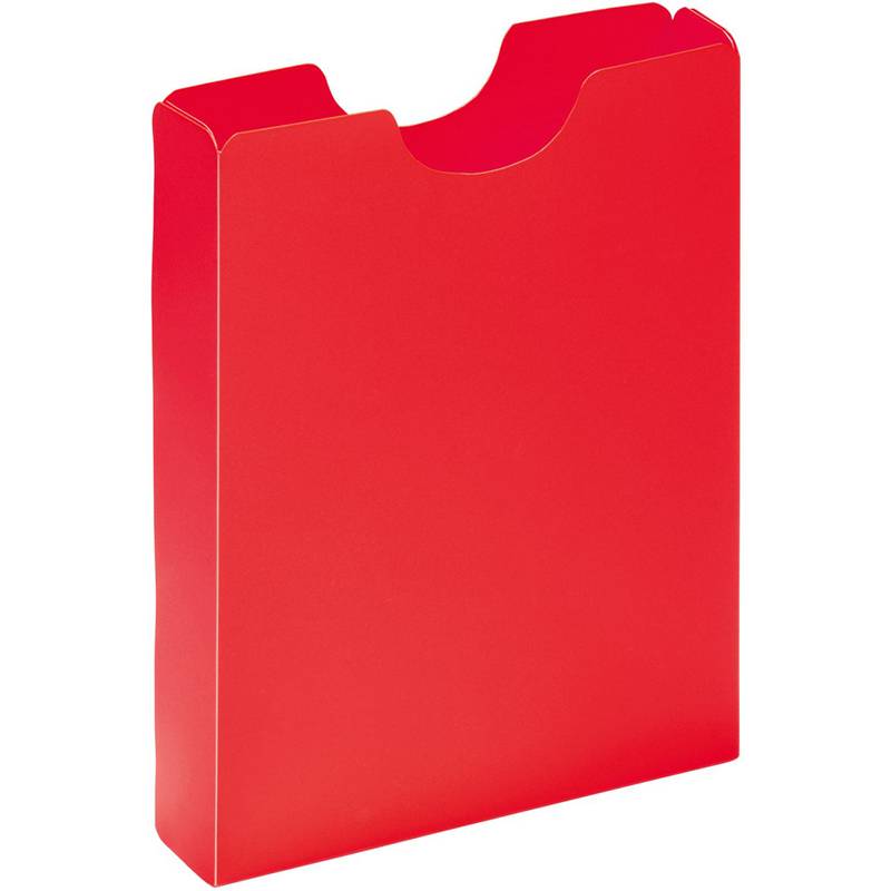 PAGNA Heftbox DIN A4, Hochformat, aus PP, rot