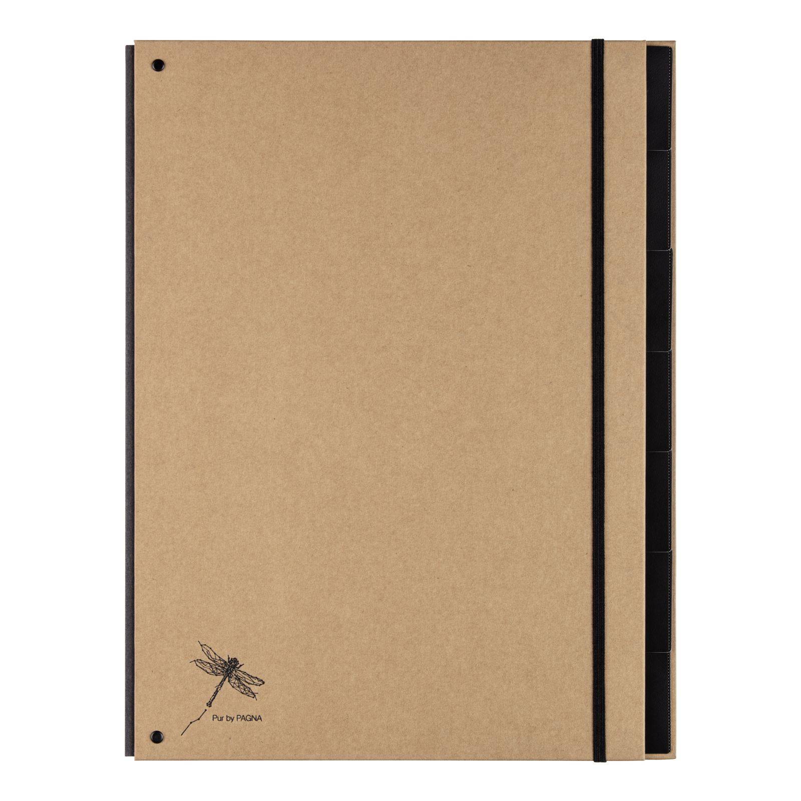 Pagna 44007-11, Konventioneller Dateiordner, A4, Karton, Braun, 1 Stück(e)