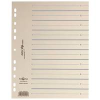 Leeres beige liniertes Notizbuchpapier mit Dreifachlochung, vertikalen Rändern und gedrucktem Titel „easy note