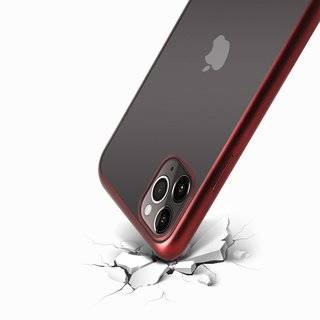Silikon Hülle Cover Bumper Zubehör kompatibel mit Samsung Galaxy A40 (A405F) Schutzhülle Soft Case Schutz Rot