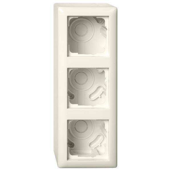 Gira AP-Gehäuse 3f + Rahmen 106301