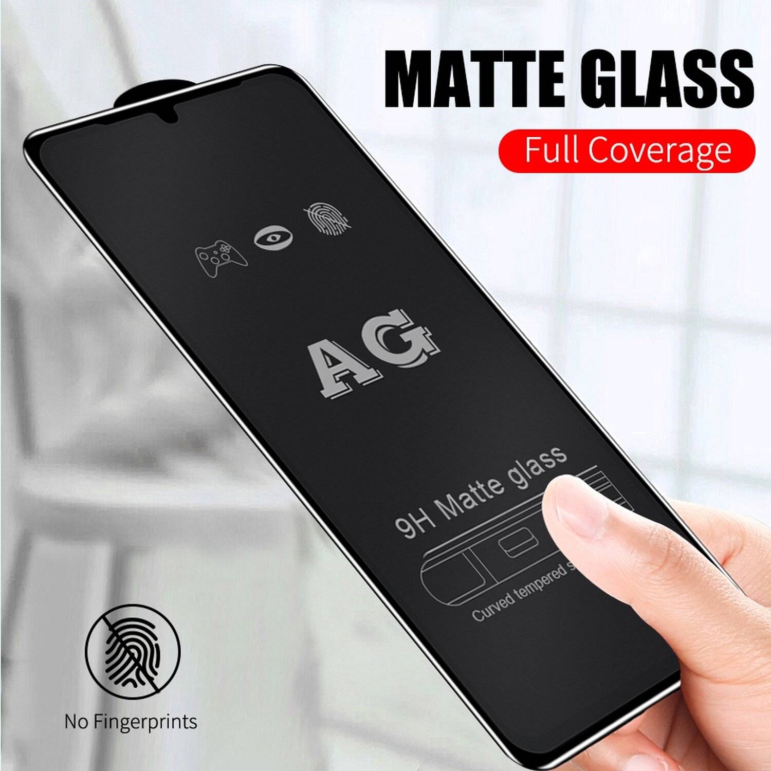 5D Curved MATT Schutz Schutz Folie Vollständig Klebend und Abdeckung Displayschutz kompatibel mit Samsung Galaxy A10 (A105F)