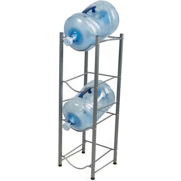 Ständerregal für Wassergallonen 18 Liter grau