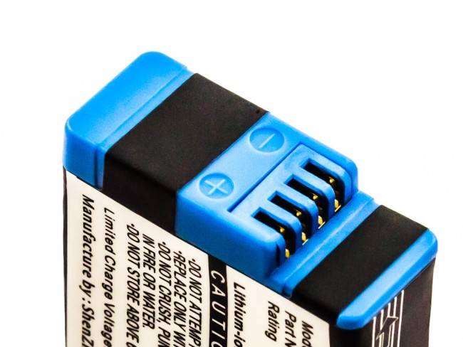 Akku passend für GoPro Max, GoPro Max 360, GoPro ACBAT-001, Li-ion, 3,85V, 1400mAh, 5,4Wh