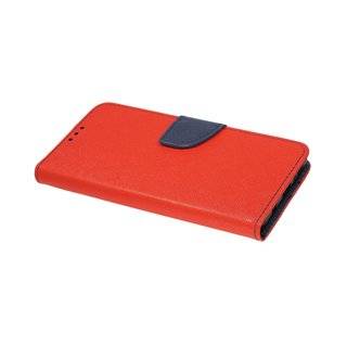 Buch Tasche "Fancy" für SAMSUNG GALAXY A51 (A515F) Handy Hülle Etui Brieftasche Schutzhülle mit Standfunktion, Kartenfach Rot-Blau