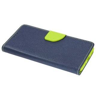 Buch Tasche "Fancy" für Huawei Nova 5T Handy Hülle Etui Brieftasche Schutzhülle mit Standfunktion, Kartenfach Blau-Grün
