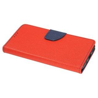 Buch Tasche "Fancy" für HONOR 20 Handy Hülle Etui Brieftasche Schutzhülle mit Standfunktion, Kartenfach Rot-Blau