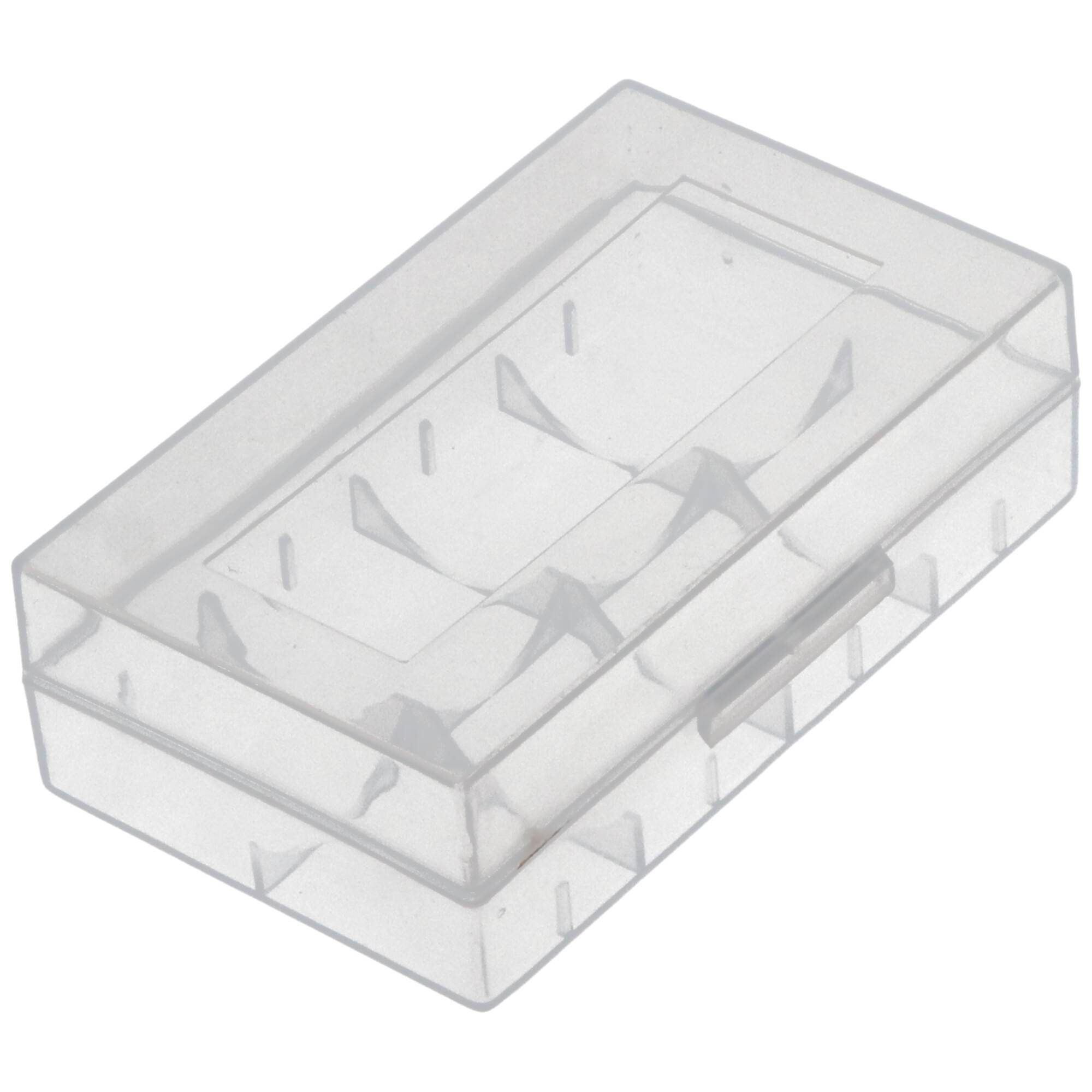 AccuCell AccuSafe 21700, Transportbox für 1-2 Stück 21700er Akku max. 73x21,5x21,5mm Innenmasse