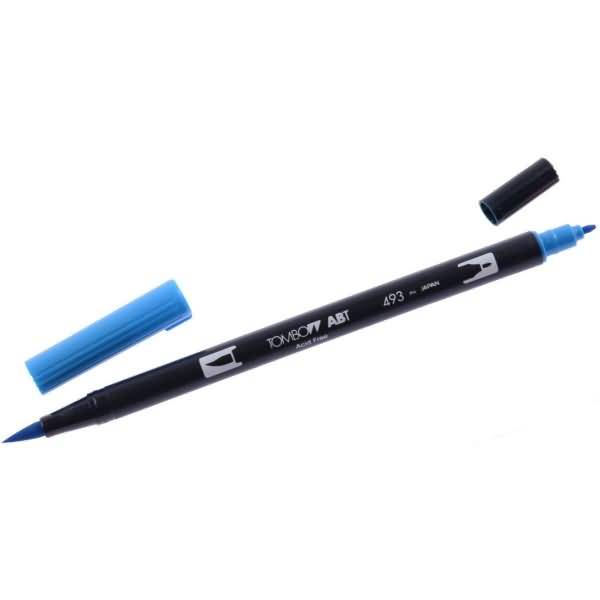 Dual-Fasermaler ABT mit Rundspitze/Pinselspitze reflex blue