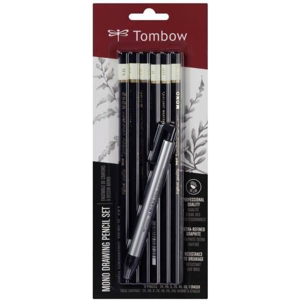 Bleistift-Set Mono 6 Bleistifte + 1 Radierstift