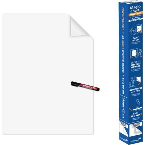 Magic-Chart Paperchart Folie 60x80cm 25 Blatt