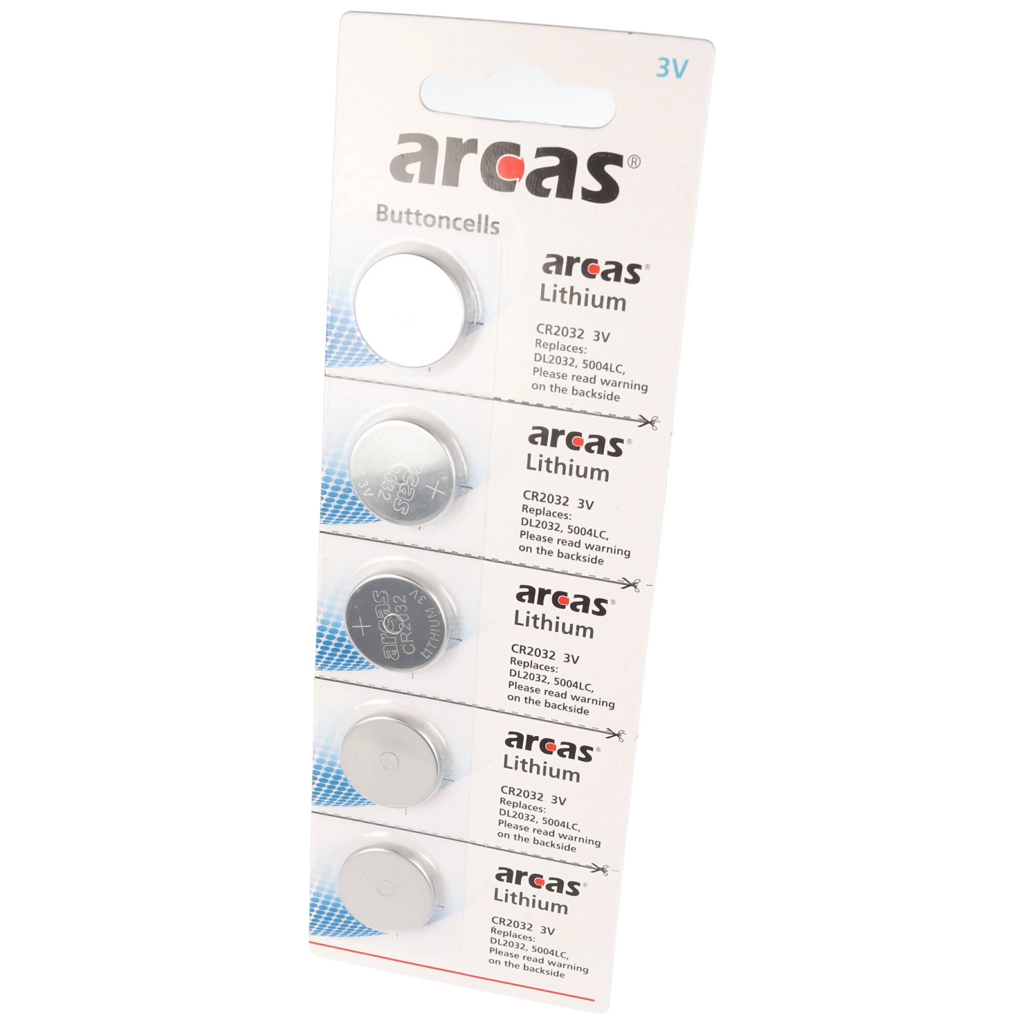 5 Stück CR2032 Lithium Batterie
