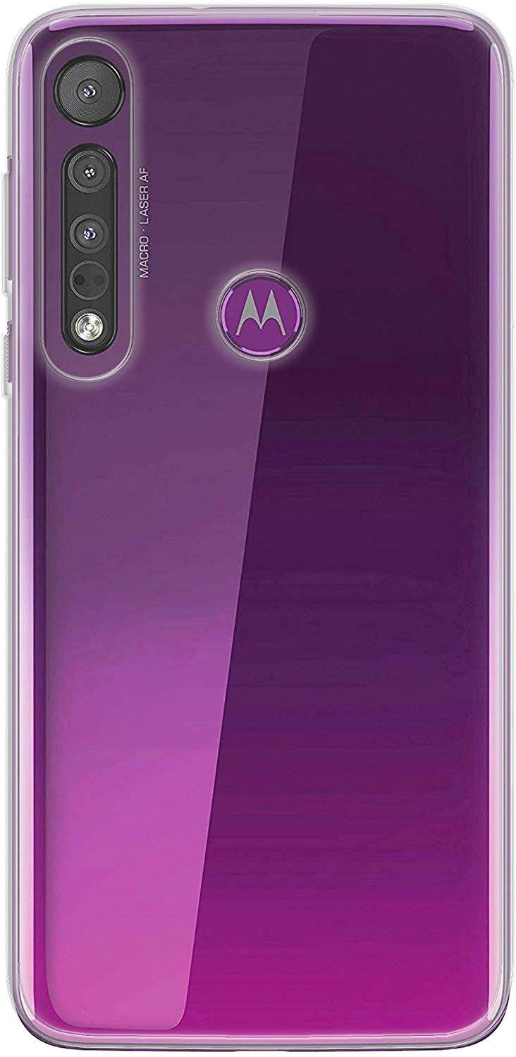 cofi1453® Silikon Hülle Basic kompatibel mit MOTOROLA ONE MACRO Case TPU Soft Handy Cover Schutz Transparent
