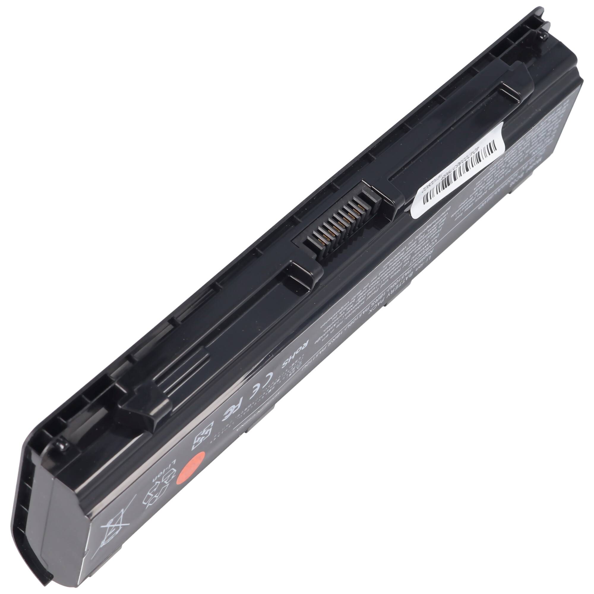 Akku passend für Toshiba Sat C55, C70 Li-Ion 10,8V 5200mAh 56,2Wh black