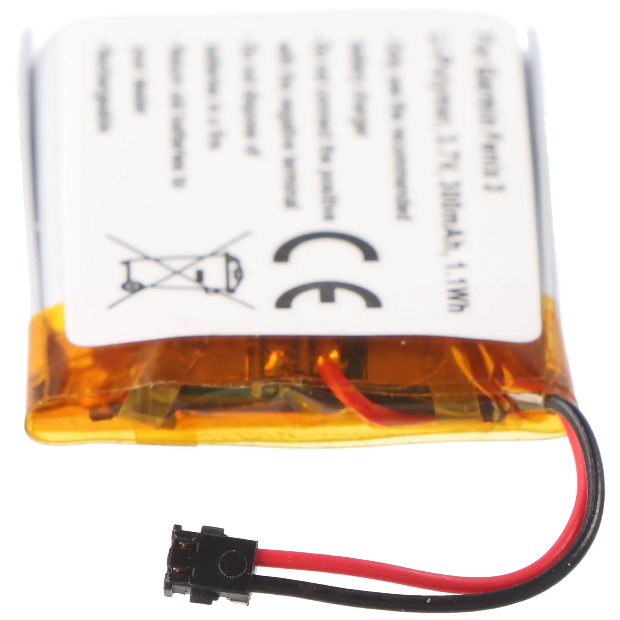 Akku passend für Garmin Fenix 3, 361-00034-02 Li-Polymer 3,7 Volt 300mAh 1,1Wh