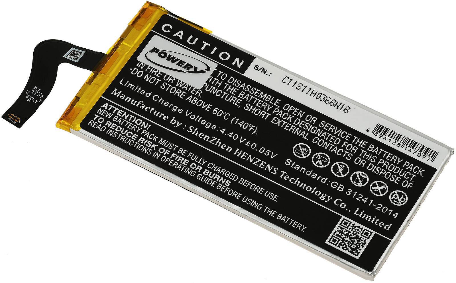 Powery Akku für Handy, Smartphone Google G020P, 3,85V, Li-Polymer