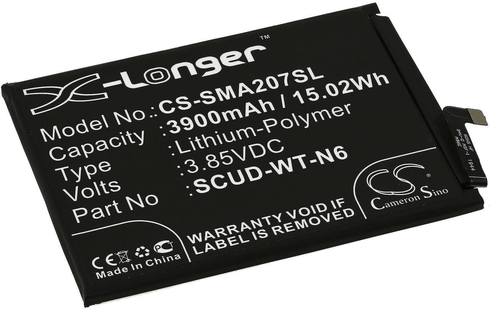 Powery Akku für Handy, Smartphone Samsung SM-A207F/DS, SM-A207M/DS, 3,85V, Li-Polymer