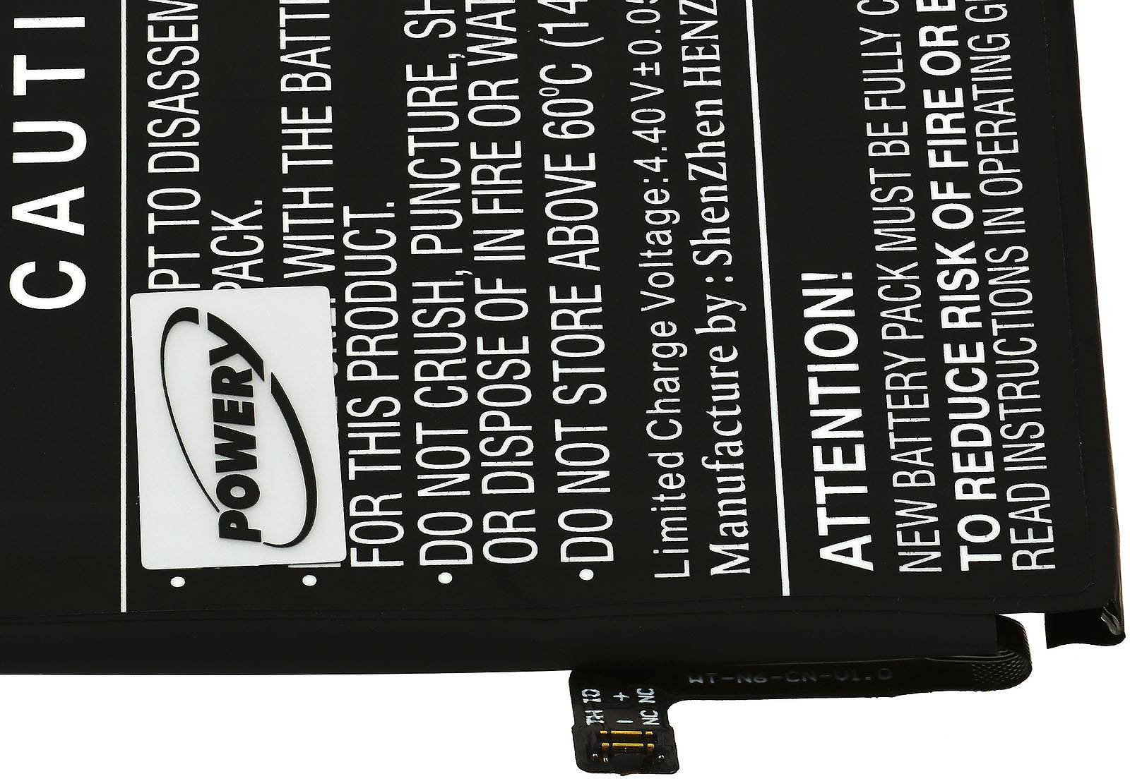 Powery Akku für Handy, Smartphone Samsung SM-A207F/DS, SM-A207M/DS, 3,85V, Li-Polymer