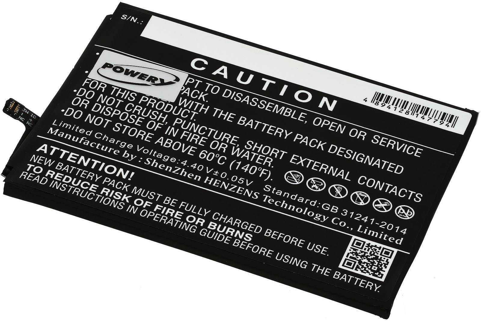 Powery Akku für Handy, Smartphone Samsung SM-A207F/DS, SM-A207M/DS, 3,85V, Li-Polymer