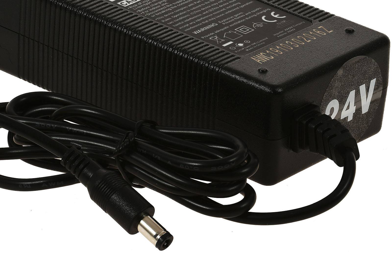 Powery Ladegerät, Netzteil für E-Bike-, E-Roller 24V-Akkus 2A für z.B. Pedelec, 29,4V