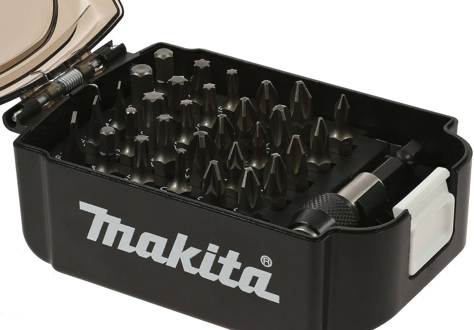 Makita Bit-Box, Schrauber-Bit-Set E-00022 inkl. Bit-Halter 1/4" im Akku-Design